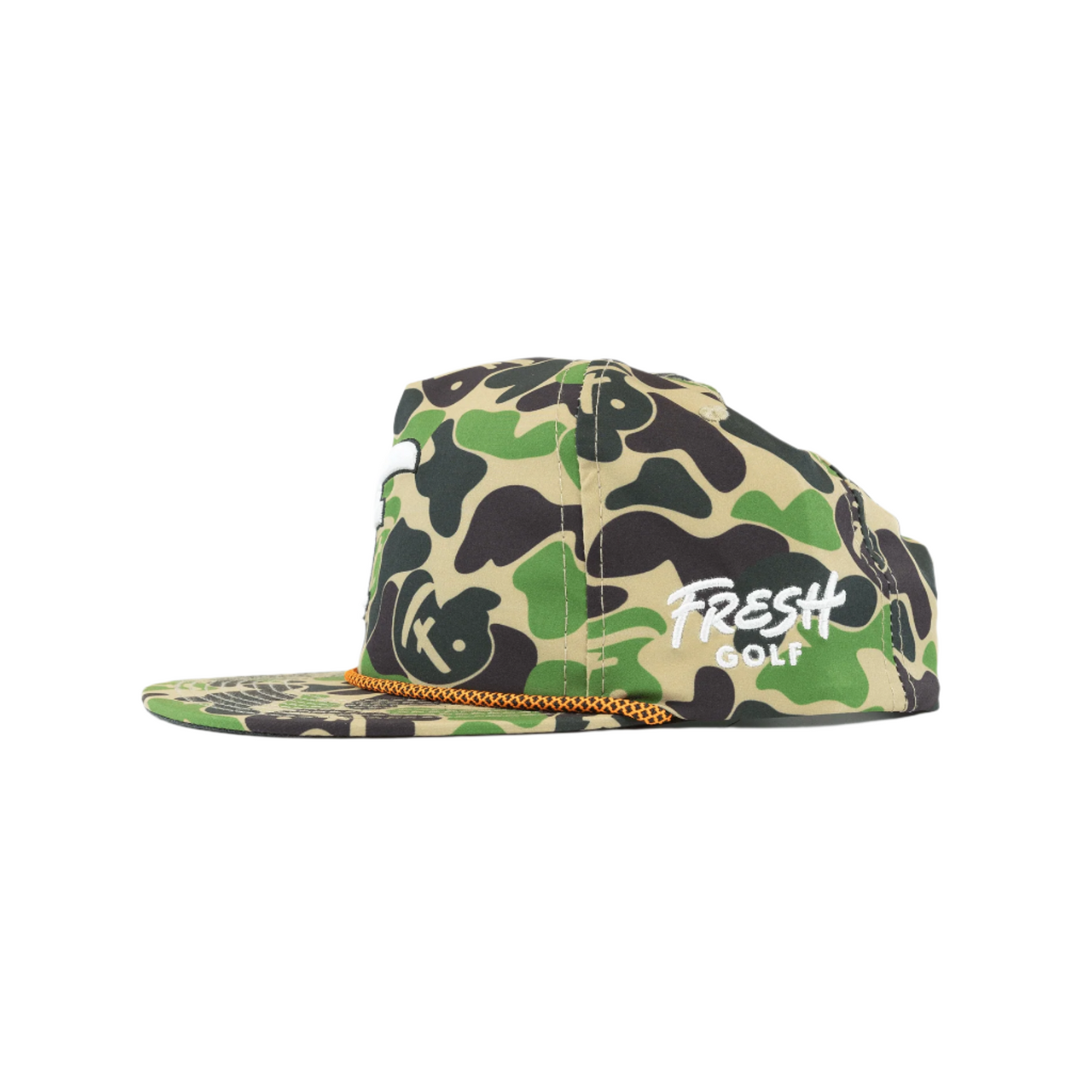 Fresh Golf Camo Snapback - Fresh GolfBlack w/ White