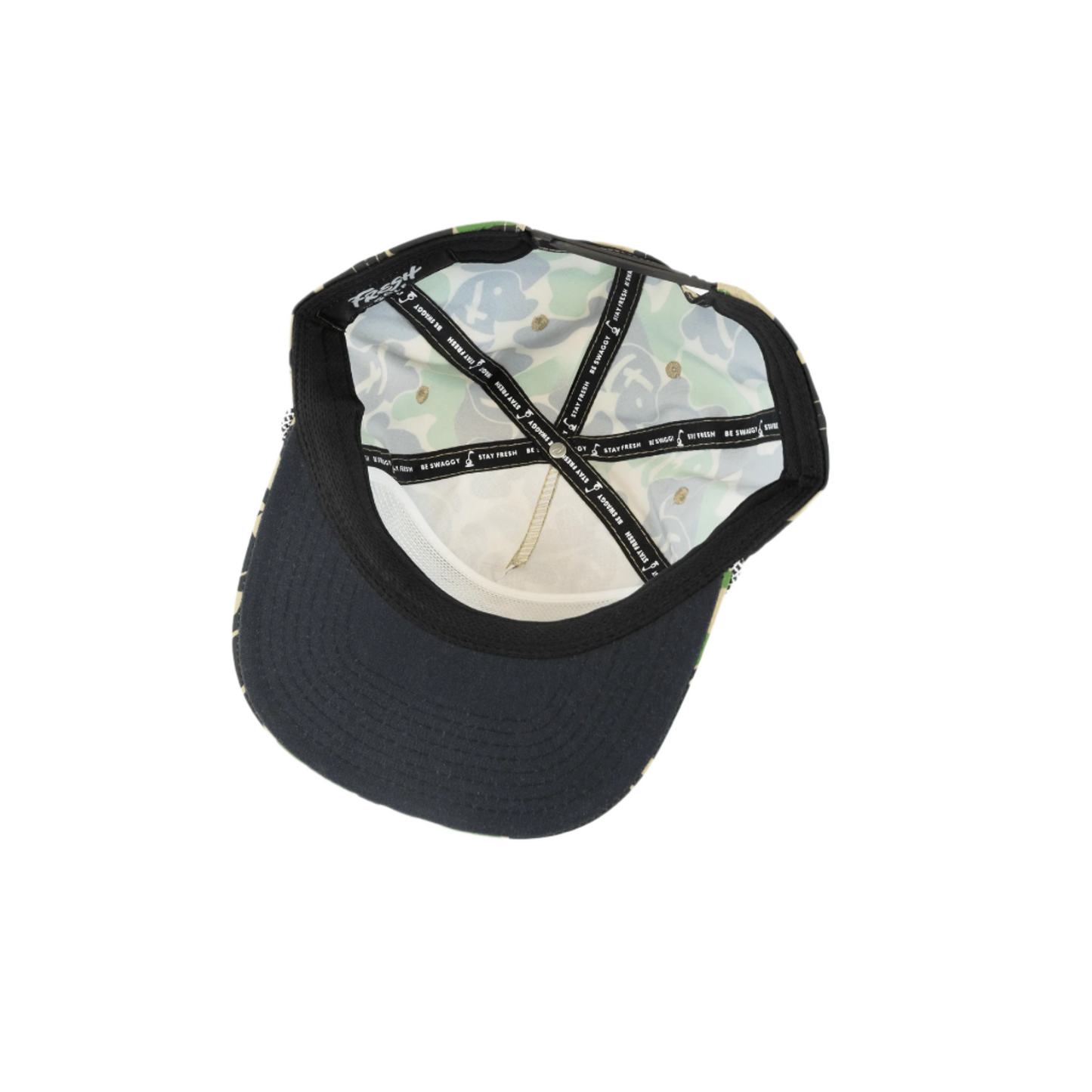 Fresh Golf Camo Snapback - Fresh GolfBlack w/ Orange
