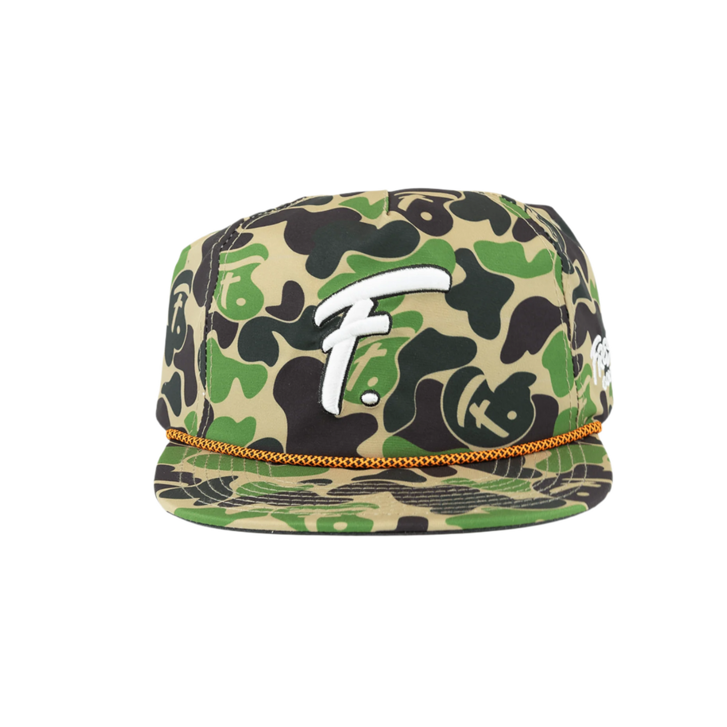 Fresh Golf Camo Snapback - Fresh GolfBlack w/ Orange