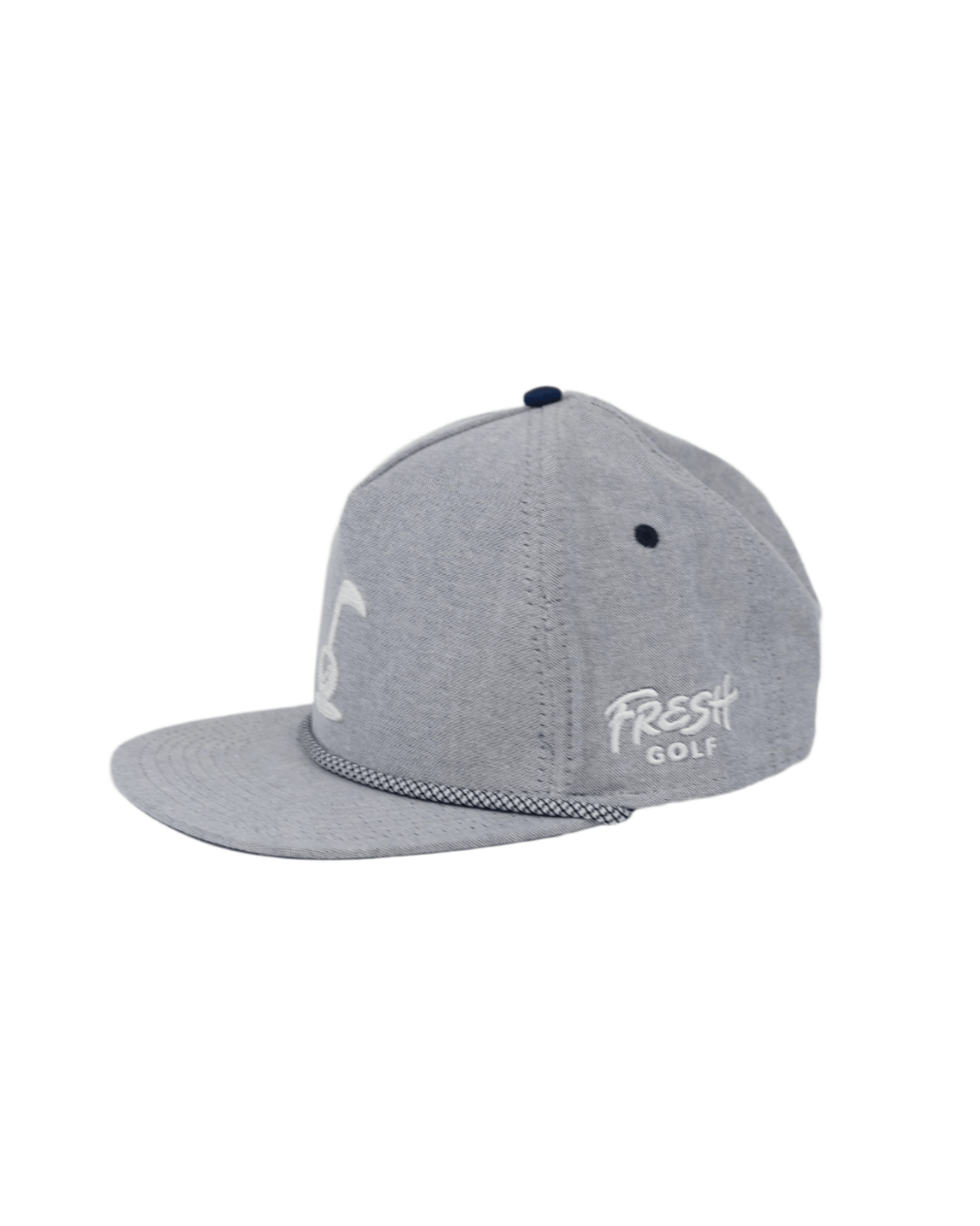 Fresh Golf Flatbill - Navy Oxford - Fresh GolfNavy Oxford