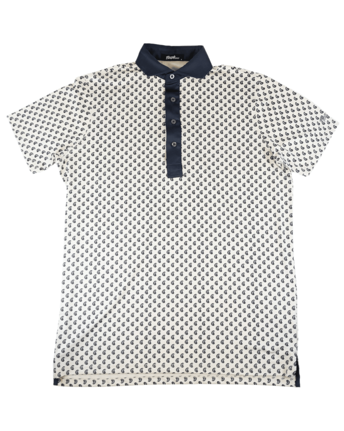 Fresh Golf Icon Polo - Silver & Navy - Fresh GolfS