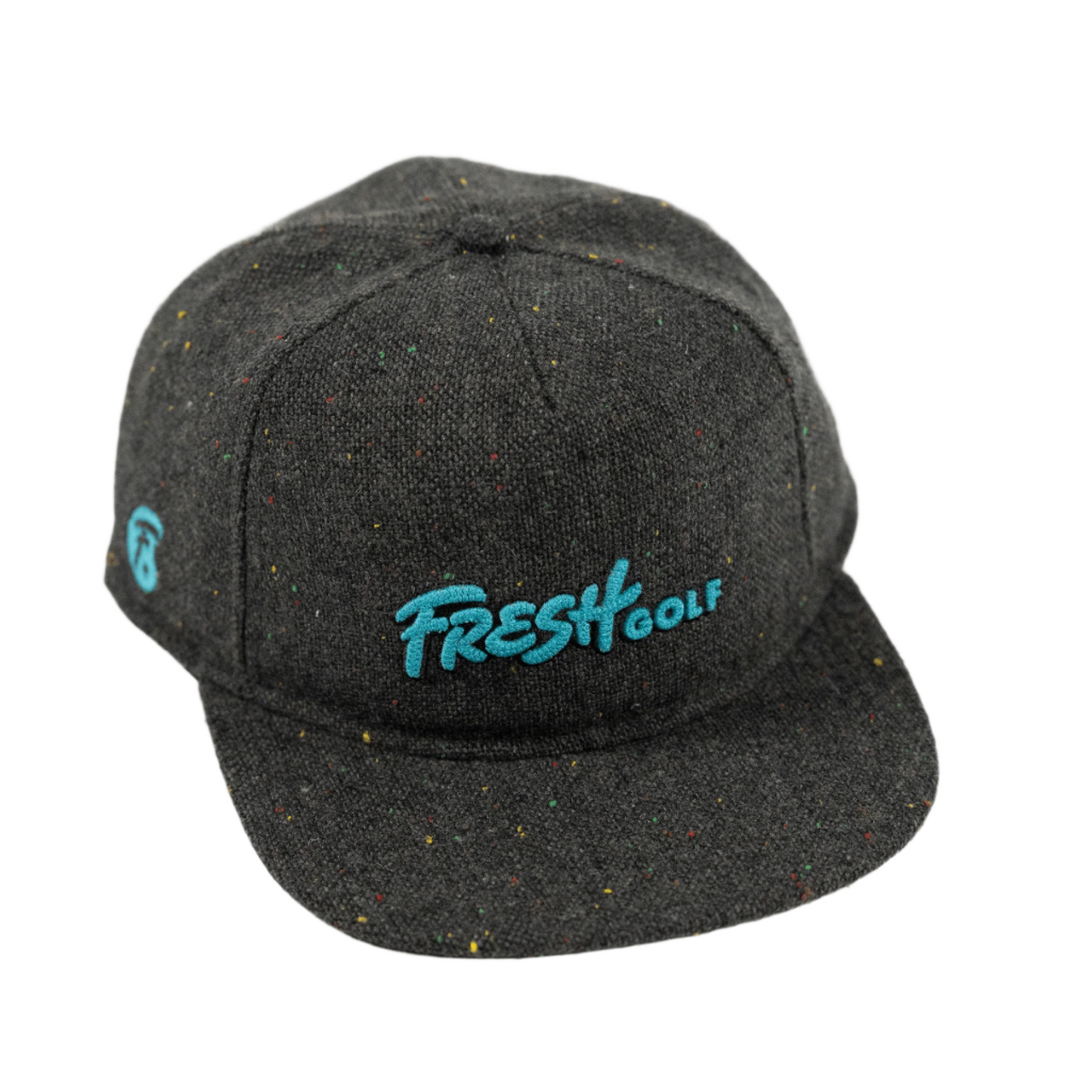 Gunmetal Fleck Tweed Snapback - Fresh GolfOne size