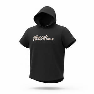 Camo Short - Sleeve Hoodie - Fresh GolfObsidian