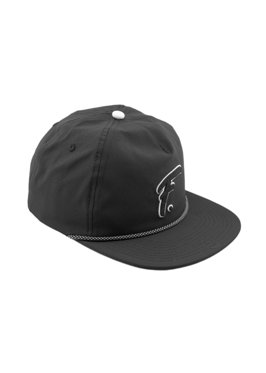 Fresh F. Script Rope Hat - Fresh GolfBlack