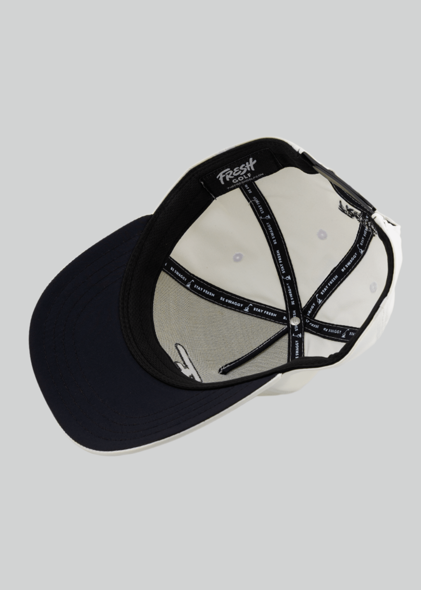 Fresh F. Script Snapback - Fresh GolfAntique White