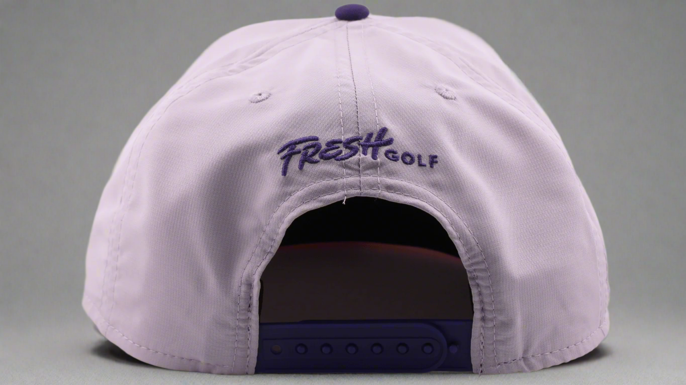 Fresh Golf Flat Bill Rope Snapback - Lavender - Fresh Golf