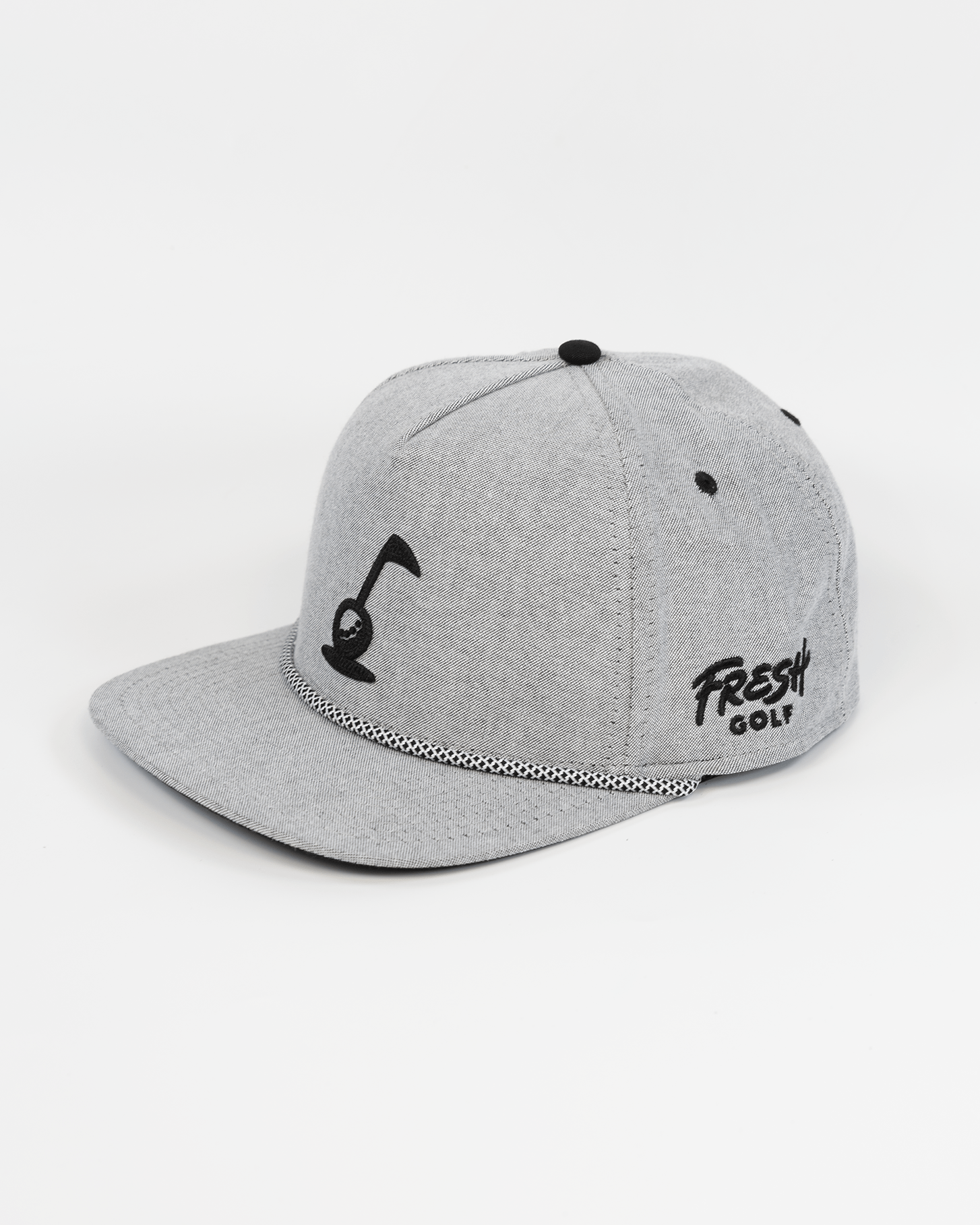 Fresh Golf Flatbill - Black Oxford - Fresh GolfBlack Oxford