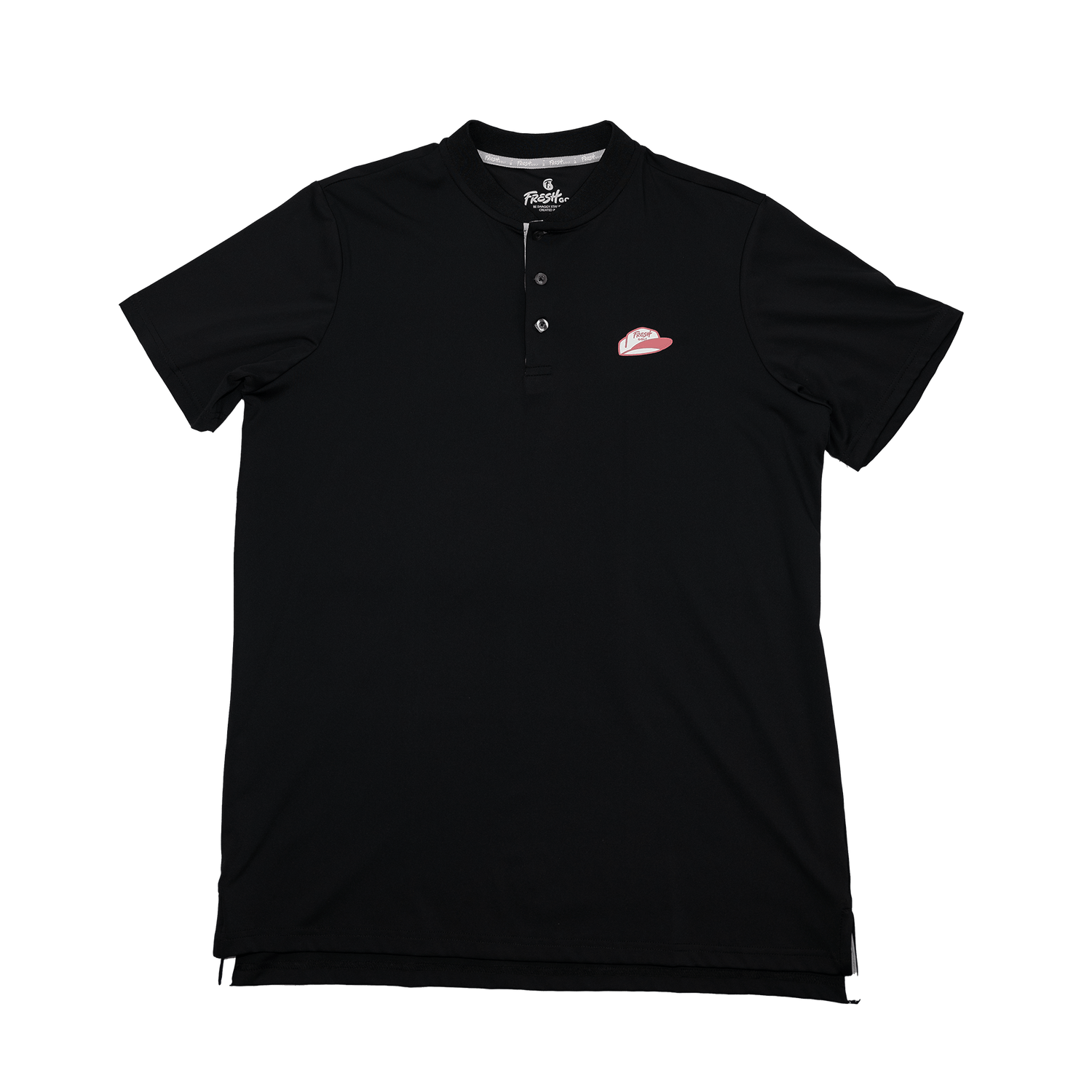 Fresh Golf Henley - Black - Fresh GolfS