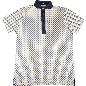 Fresh Golf Icon Polo - Silver & Navy - Fresh GolfS