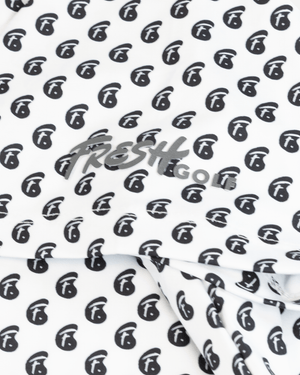 Fresh Golf Icon Polo - White & Black - Fresh GolfS