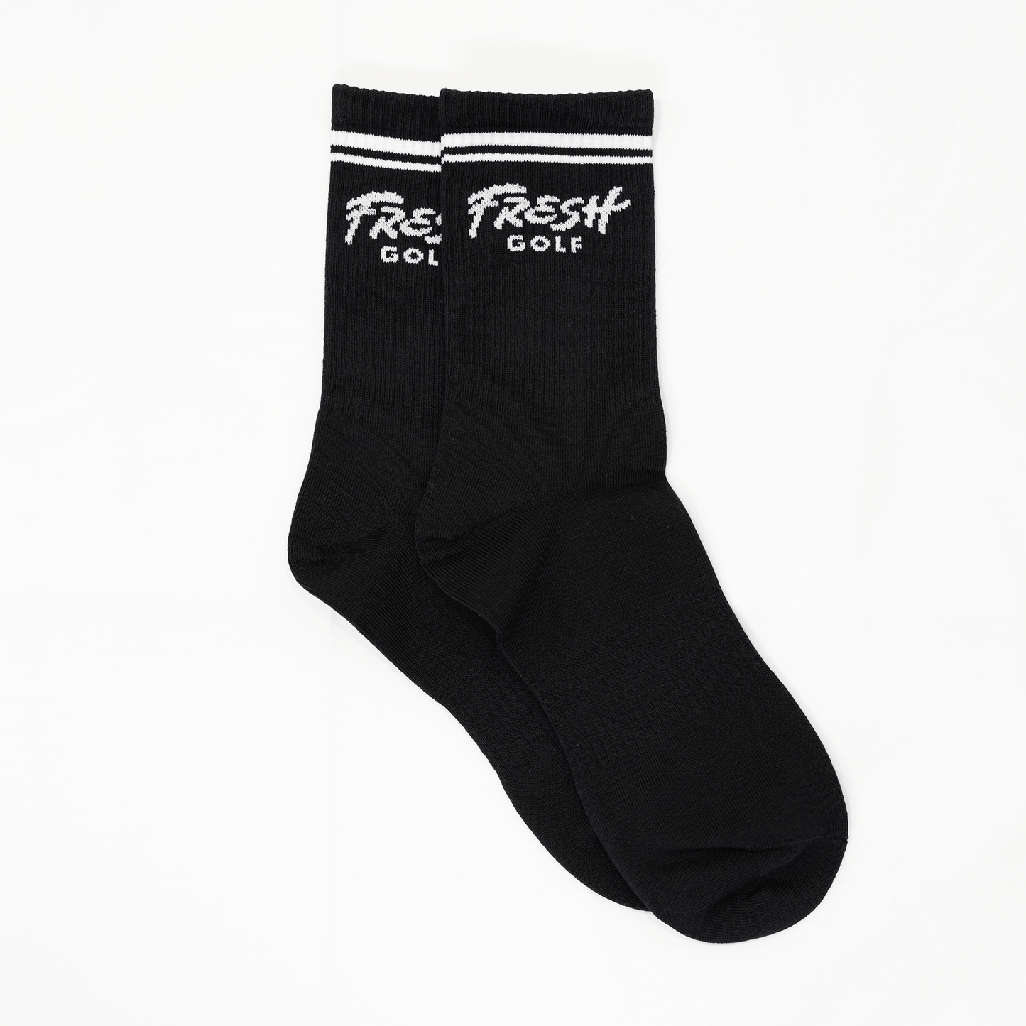 Fresh Golf Script Sock - Fresh GolfWhite