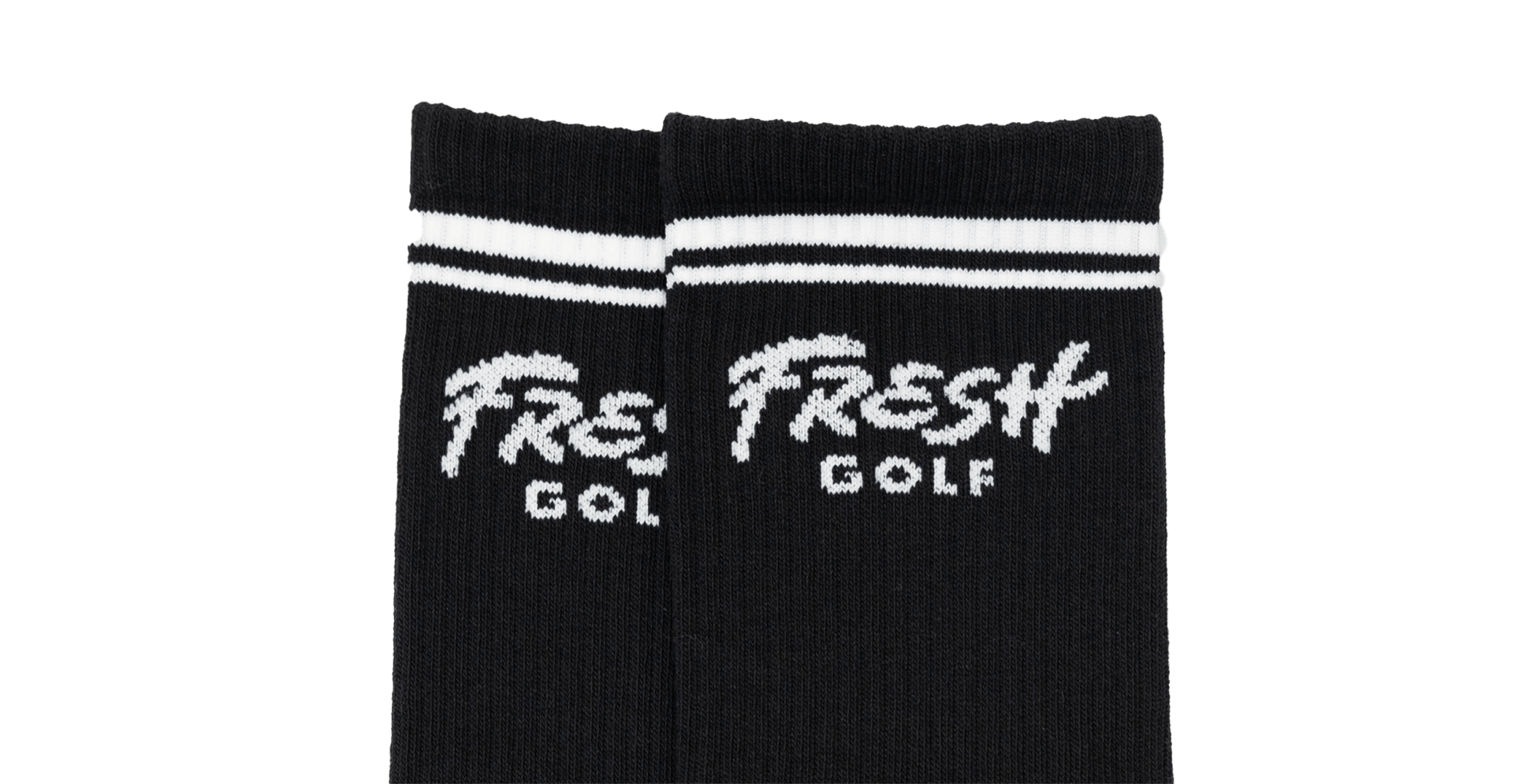 Fresh Golf Script Sock - Fresh GolfBlack