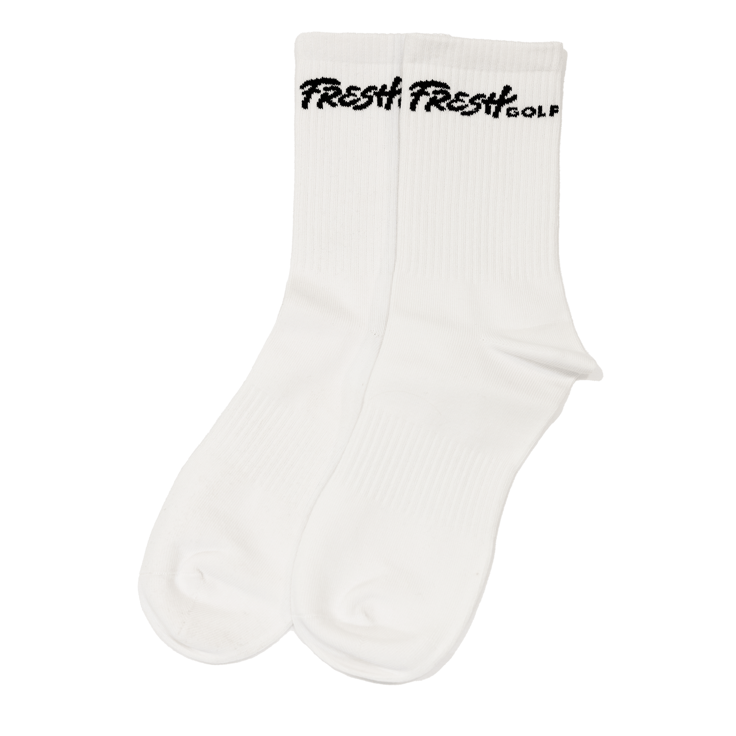 Fresh Golf Script Sock - Fresh GolfWhite