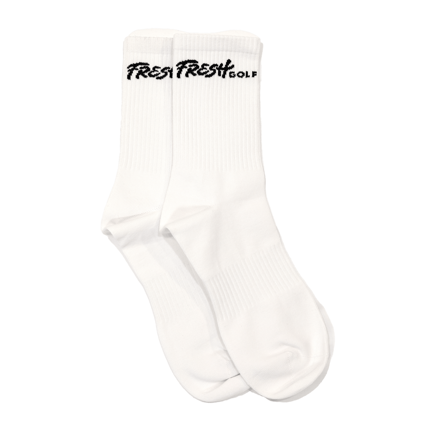 Fresh Golf Script Sock - Fresh GolfWhite