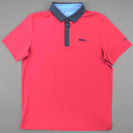 Fresh Golf X Rhone Sport Polo - Raspberry Granita - Fresh GolfM