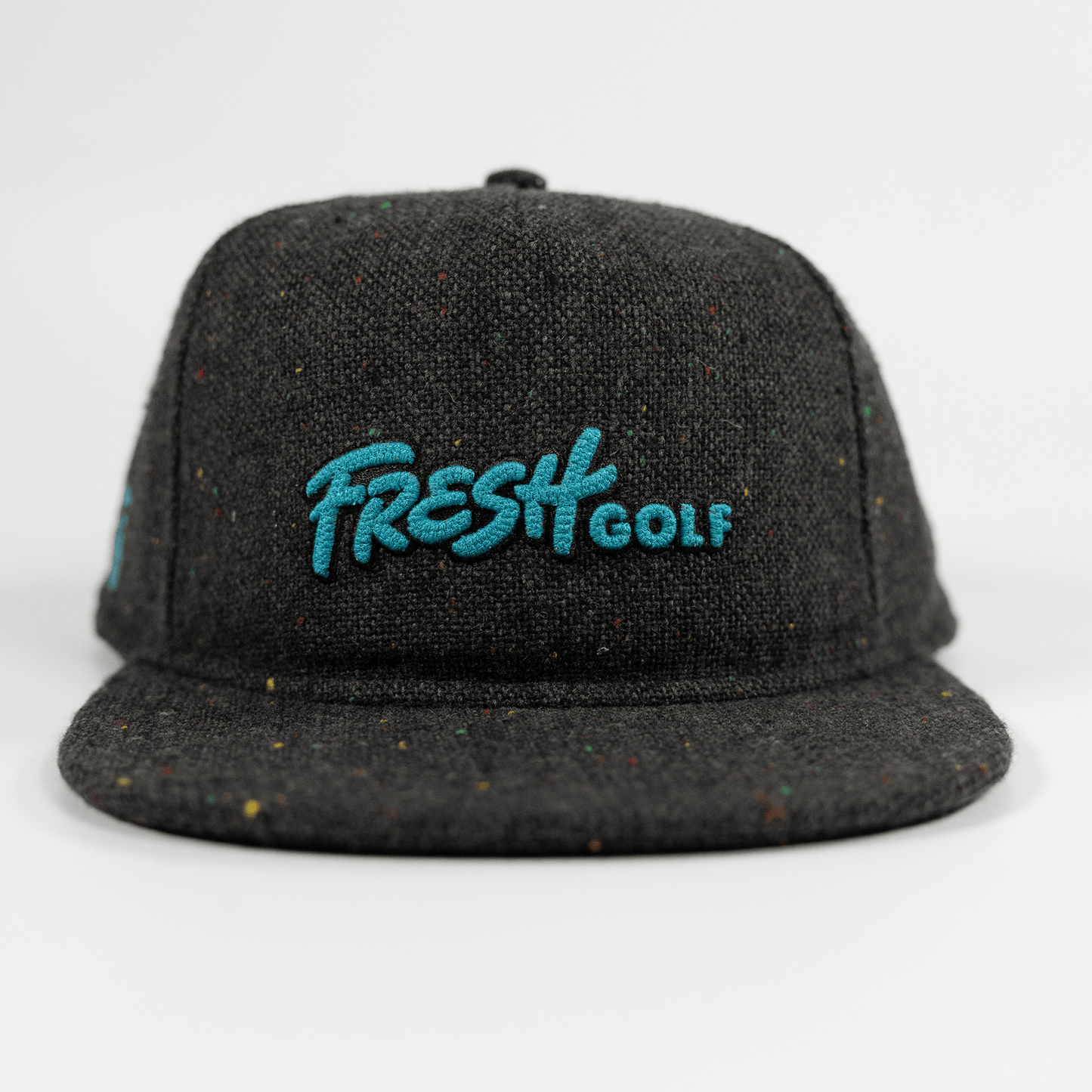 Gunmetal Fleck Tweed Snapback - Fresh GolfOne size