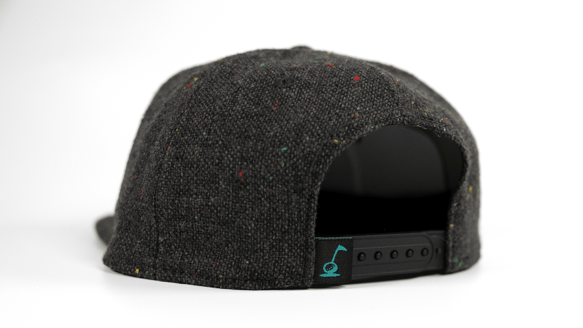 Gunmetal Fleck Tweed Snapback - Fresh GolfOne size