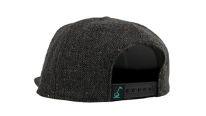 Gunmetal Fleck Tweed Snapback - Fresh GolfOne size
